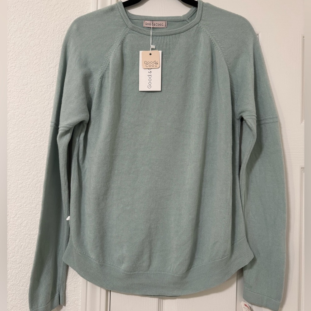 Sears Women's Mint Crew Neck Sweater